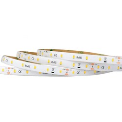 LED strip LR05975, 3000K, 24V, 5W/m, 588lm/m, IP20, CRI80