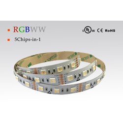 LED riba LR00690, RGBWW, 12V, 24W/m, 1340lm/m, IP20, CRI80