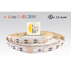 LED riba LR00712, RGBW, 12V, 19,2W/m, 930lm/m, IP20, CRI90