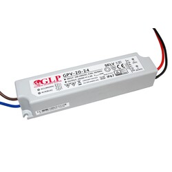 Power supply GPV-20-24, 24V, 830mA, 20W