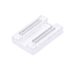 LED strip connector LRA0046, strip to strip, no wire, "I", 4 pins, 10 mm