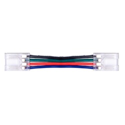 LED strip connector LRA0047, strip to strip, with wire, 4 pins, 10 mm