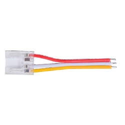 LED strip connector LRA0054, strip to power, with wire, 3 pins, 12 mm