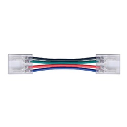 LED strip connector LRA0056, strip to strip, with wire, 4 pins, 12 mm