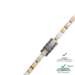 LED riba kiirühendus LRA0058, riba-riba, juhtmeta, "I", 2 kontakti, 5 mm