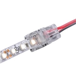 LED strip connector LRA0069, strip to strip, with wire, 2 pins, 8 mm