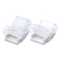 LED strip connector LRA0106, strip to strip, no wire, "I", 5 pins, 10 mm