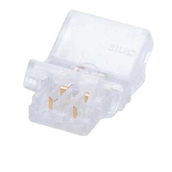 LED strip connector LRA0155, strip to power, no wire, 2 pins, 12 mm