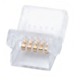 LED strip connector LRA0158, strip to strip, no wire, "I", 5 pins, 12 mm