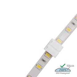 LED strip connector LRA0186, strip to strip, no wire, "I", 2 pins, 10 mm