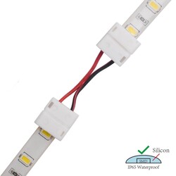 LED strip connector LRA0188, strip to strip, with wire, 2 pins, 10 mm