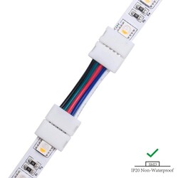 LED strip connector LRA0210, strip to strip, with wire, 5 pins, 10 mm