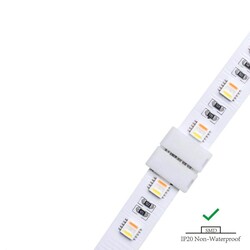 LED strip connector LRA0214, strip to strip, no wire, "I", 6 pins, 12 mm