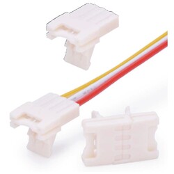 LED strip connector LRA0225, strip to strip, no wire, "I", 3 pins, 10 mm