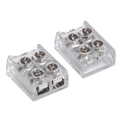 LED riba kruviühendus LRA0233, riba-riba, juhtmeta, "I", 2 kontakti, 8 mm