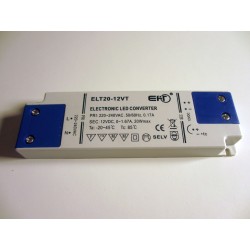 Power supply ELT20-12VT, 12V, 1,66A, 20W