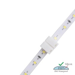 LED strip connector LRA0183, strip to strip, no wire, "I", 2 pins, 8 mm